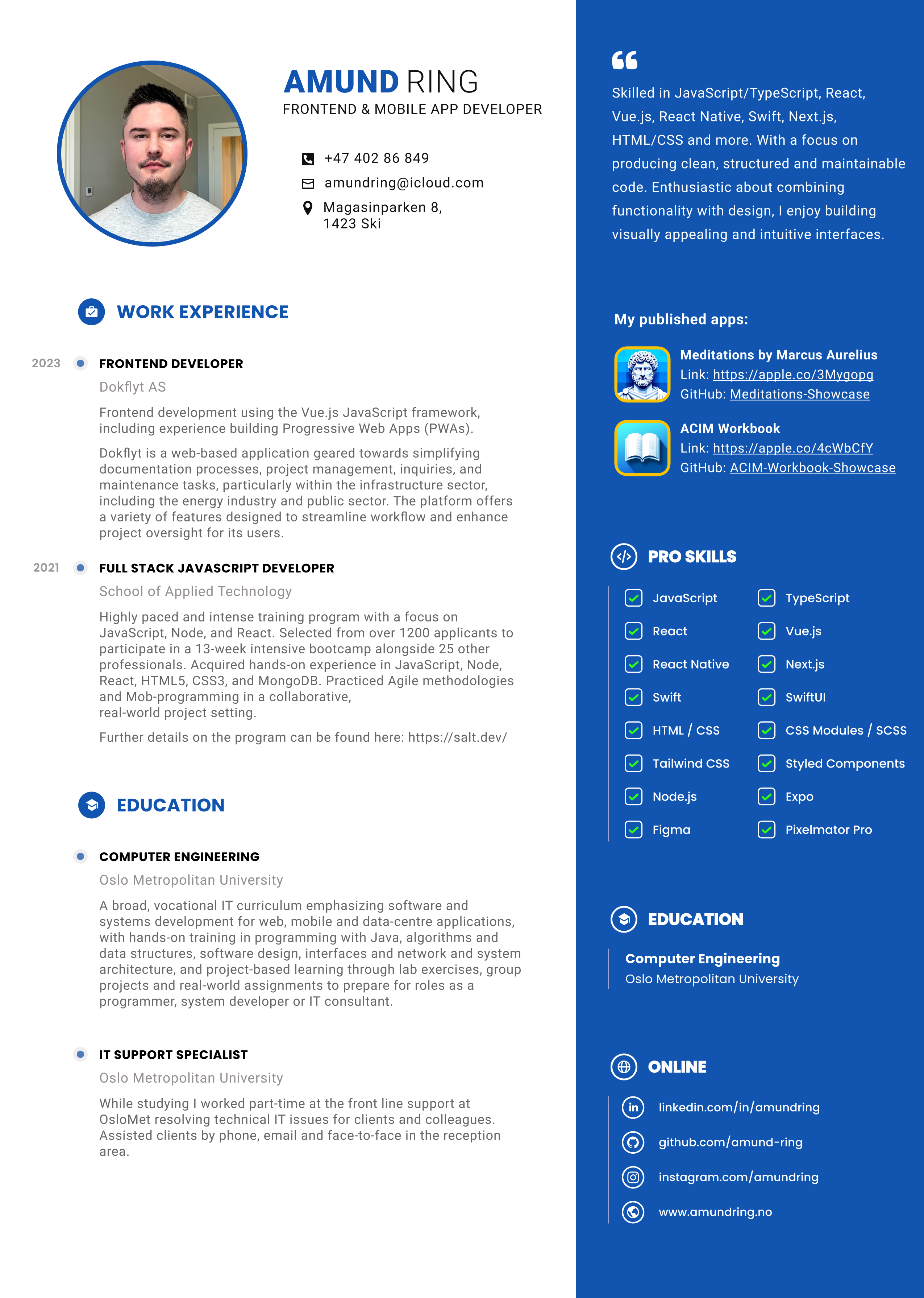 resume